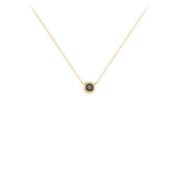 Bezel Set 3mm Gemstone Pendant