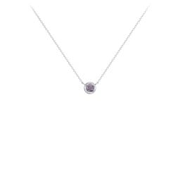 Bezel Set 3mm Gemstone Pendant