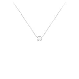 Bezel Set 3mm Gemstone Pendant