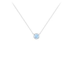 Bezel Set 4mm Gemstone Pendant