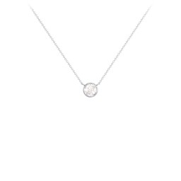 Bezel Set 4mm Gemstone Pendant