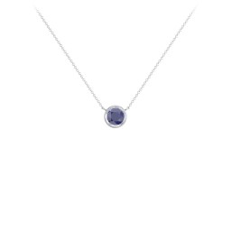 Bezel Set 5mm Gemstone Pendant