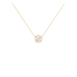 Bezel Set 5mm Gemstone Pendant