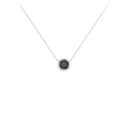 Bezel Set 5mm Gemstone Pendant