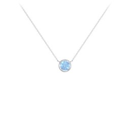 Bezel Set 5mm Gemstone Pendant