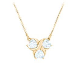 Love and Kisses 3 Gemstone Pendant