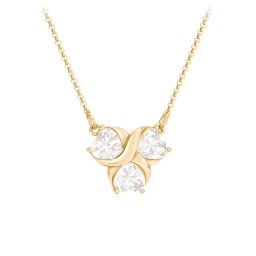 Love and Kisses 3 Gemstone Pendant