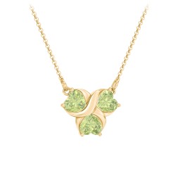 Love and Kisses 3 Gemstone Pendant