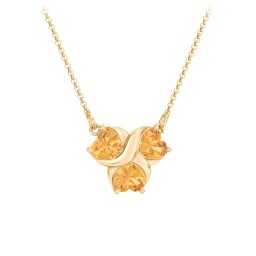 Love and Kisses 3 Gemstone Pendant