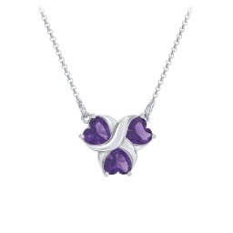 Love and Kisses 3 Gemstone Pendant