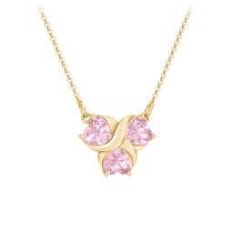 Love and Kisses 3 Gemstone Pendant