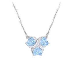 Love and Kisses 3 Gemstone Pendant