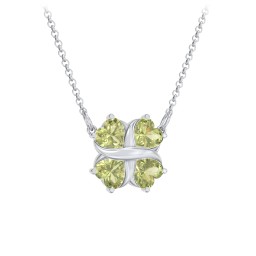 Love and Kisses 4 Gemstone Pendant