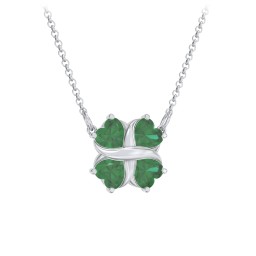 Love and Kisses 4 Gemstone Pendant