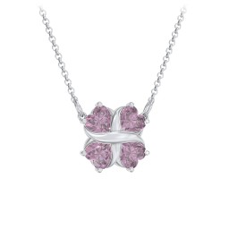 Love and Kisses 4 Gemstone Pendant