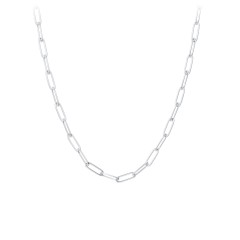 18" Bold Paper Clip Chain Necklace – Sterling Silver