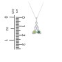 Celtic Motherhood Knot Birthstone Necklace