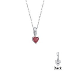 Engravable Generations Stacking Hearts Pendant - 1