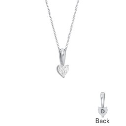 Engravable Generations Stacking Hearts Pendant - 1