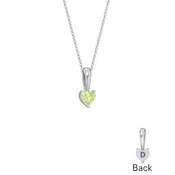 Engravable Generations Stacking Hearts Pendant - 1