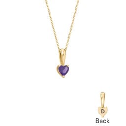 Engravable Generations Stacking Hearts Pendant - 1