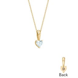 Engravable Generations Stacking Hearts Pendant - 1