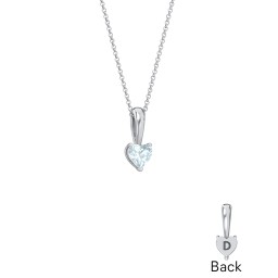 Engravable Generations Stacking Hearts Pendant - 1