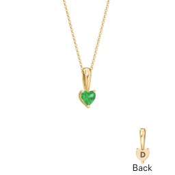 Engravable Generations Stacking Hearts Pendant - 1