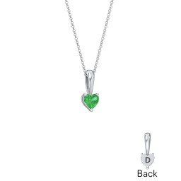 Engravable Generations Stacking Hearts Pendant - 1