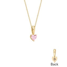 Engravable Generations Stacking Hearts Pendant - 1