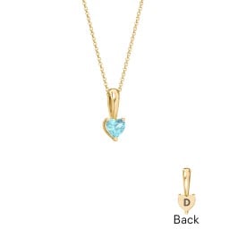 Engravable Generations Stacking Hearts Pendant - 1