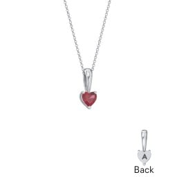 Engravable Generations Stacking Hearts Pendant - 1