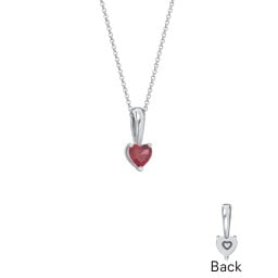 Engravable Generations Stacking Hearts Pendant - 1