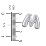 Custom Bubble Initial Necklace – Sterling Silver