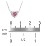 Puffy Heart Pendant with 1 Birthstone