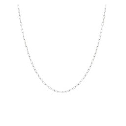 Diamond-Cut 18" Paper Clip Chain Necklace