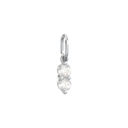 2 Gemstone Vertical Charm