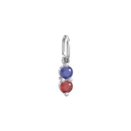2 Gemstone Vertical Charm