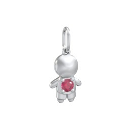 Little Boy Charm with Gemstone