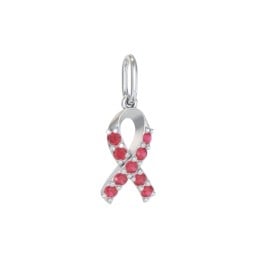 Pavé Awareness Ribbon Charm