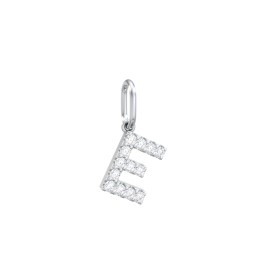 Pavé Initial Charm-E