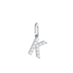 Pavé Initial Charm-K