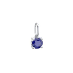 Round Gemstone Charm