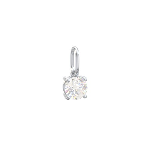 Round Gemstone Charm