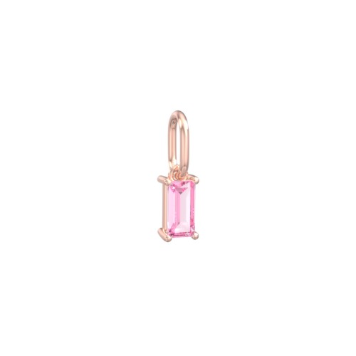 Baguette Gemstone Charm