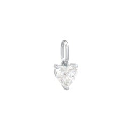 Heart Gemstone Charm