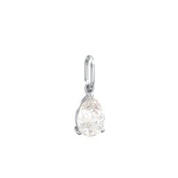 Pear Gemstone Charm