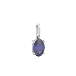 Oval Gemstone Charm