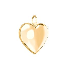 Engravable Heart Photo Locket Charm