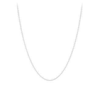 Sterling Silver Cable Chain Necklace - 16" with 2" Extender